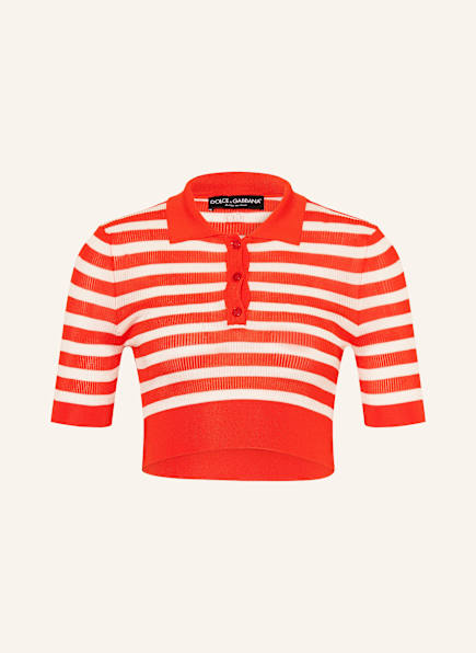 DOLCE & GABBANA Cropped polokošile z žerzeje