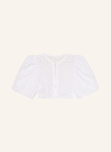 WALDORFF Blouse dirndl en dentelle ajourée