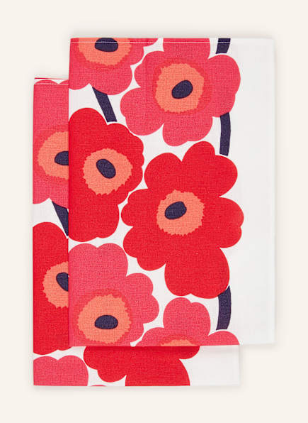 marimekko Sada 2 utěrek UNIKKO se lnem