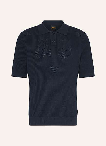 BOSS Knitted polo shirt Garment AKOPPO Regular Fit
