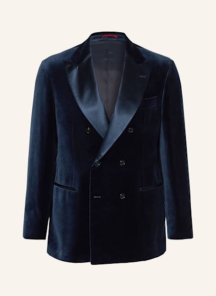 BRUNELLO CUCINELLI Marynarka smokingowa regular fit z aksamitu z dodatkiem jedwabiu