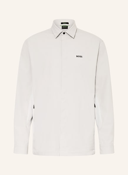 BOSS URBAN Overshirt in mixed materials