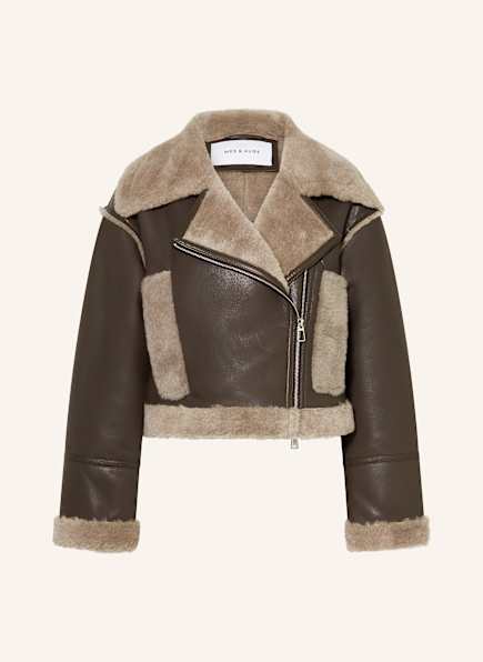 MRS & HUGS Jacke in Lederoptik