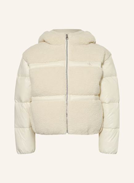 Calvin Klein Kurtka pikowana z pluszowym materiałem