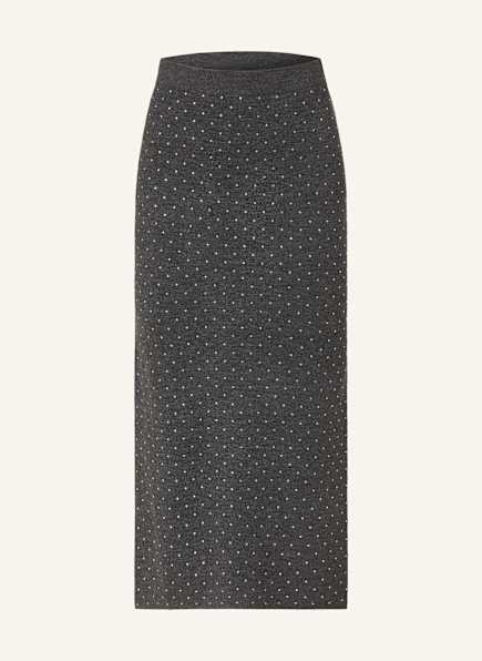 MARELLA Strickrock mit Schmucksteinen