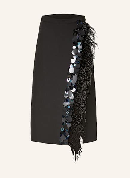 ESSENTIEL ANTWERP Rock IVIL mit Pailletten