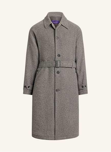RALPH LAUREN PURPLE LABEL Mantel BALMACAAN mit Seide