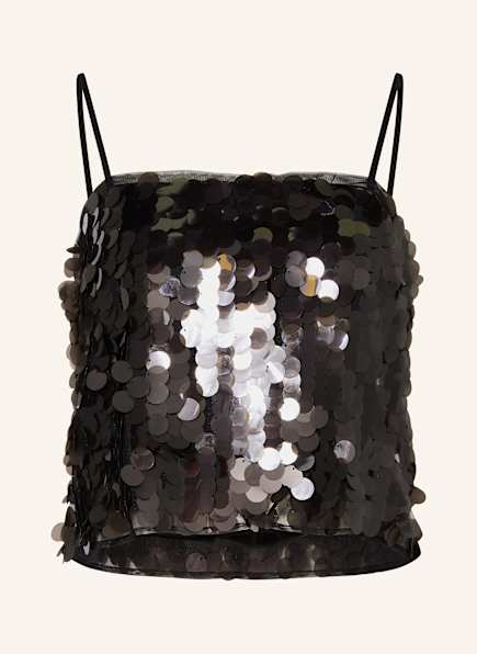 MRS & HUGS Top mit Pailletten