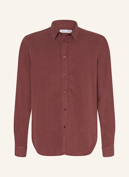 SAMS&Oslash;E  SAMS&Oslash;E floral-embroidered organic cotton T-shirt Gr&uuml;n