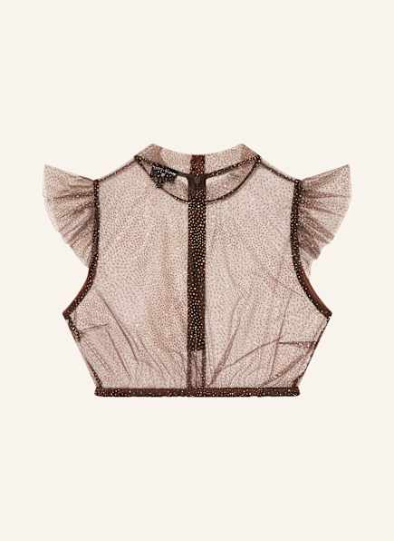 KINGA MATHE Dirndlbluse HEIKI mit Glitzergarn