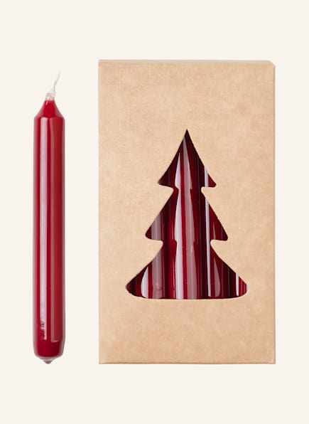 BROSTE COPENHAGEN 20er-Set Kerzen GLOSSY CHRISTMAS TREE CANDLE
