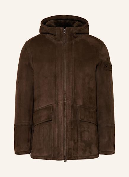 STONE ISLAND Lederjacke GHOST