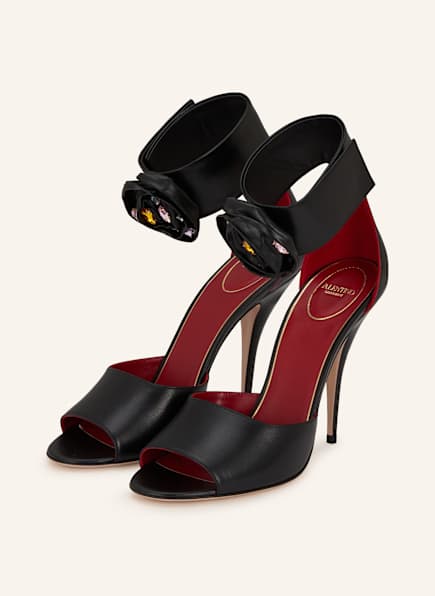 VALENTINO GARAVANI Sandaletten DRIP ROSE mit Schmucksteinen