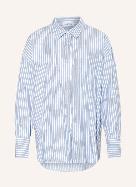 Joseph Ribkoff Oversized shirt blouse with decorative gems