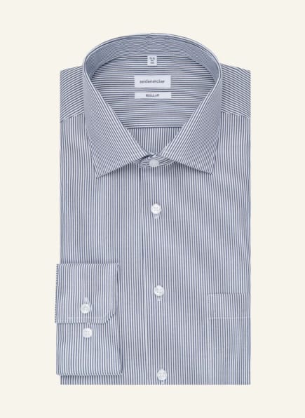 seidensticker Hemd Regular Fit, Farbe: DUNKELBLAU (Bild 1)