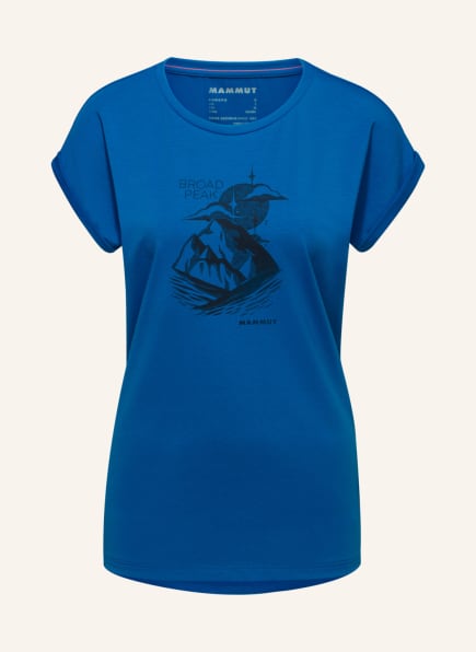 MAMMUT T-Shirt MOUNTAIN BROAD PEAK, Farbe: BLAU (Bild 1)