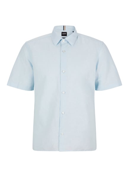 BOSS Kurzarm-Hemd LUKKA F, Farbe: HELLBLAU (Bild 1)