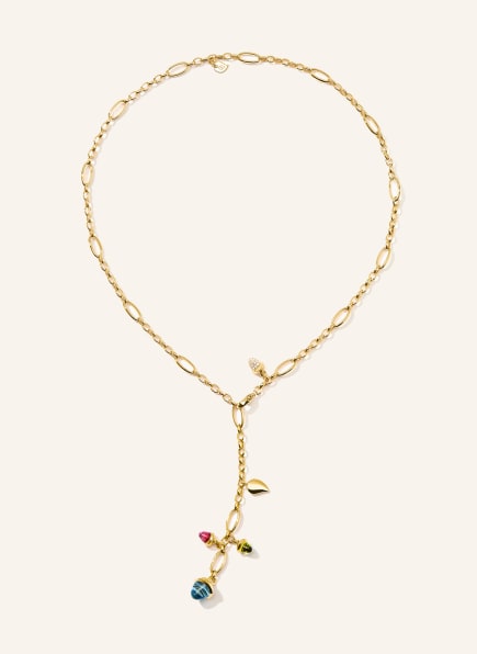 TAMARA COMOLLI Halskette MIKADO COLLIER DELICATE Candy mit Diamant Pavé, Farbe: GOLD (Bild 1)