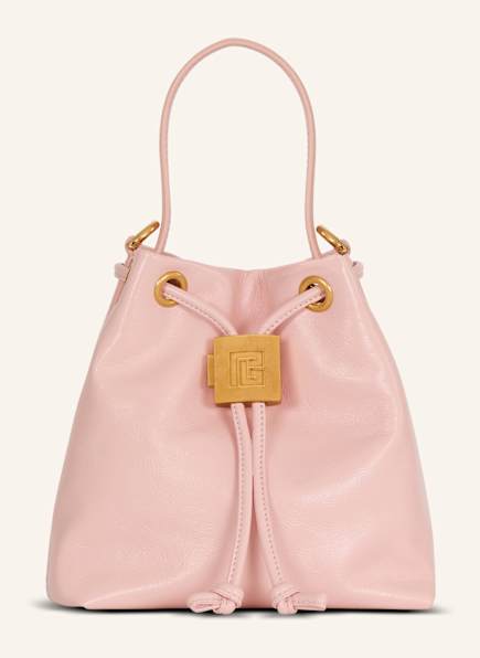 BALMAIN Pulse Bucket Tasche aus Glattleder