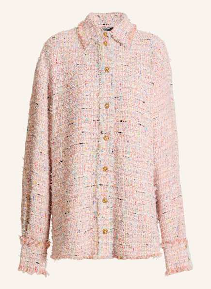 BALMAIN Tweed-Überhemd
