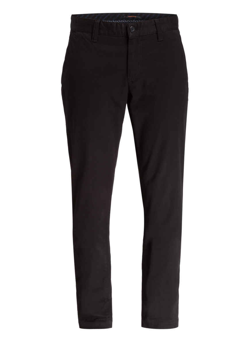 Schwarze Chinos