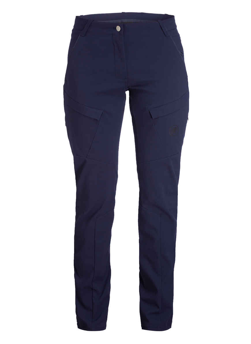 MAMMUT Softshell trousers ZINAL in dark 