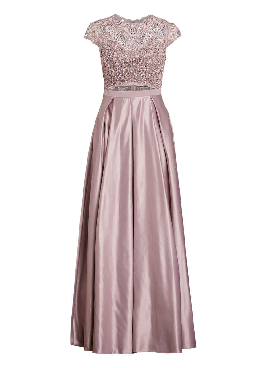 Abendkleid mit Strasssteinen und Stola von unique bei Breuninger kaufen Abendkleid mit Strasssteinen und Stola von unique bei Breuninger kaufen
