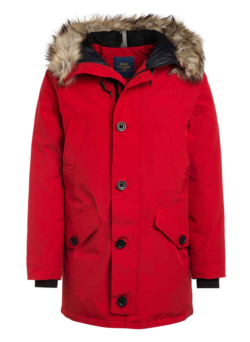 POLO RALPH LAUREN Daunenparka mit Kunstpelzbesatz 699,99 €499,99 €