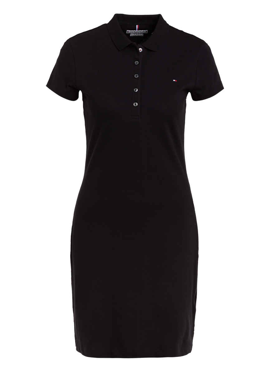 black polo t shirt dress