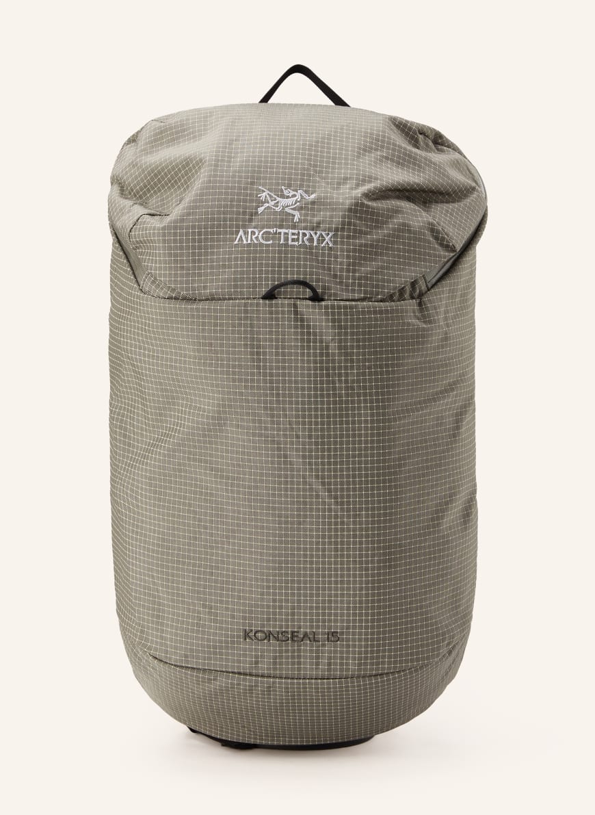 ARC'TERYX KONSEAL 15 backpack in olive / white