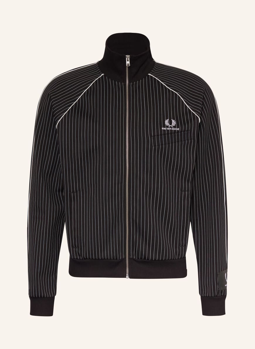 FRED PERRY sweatshirt jacket Kris van Assche × FRED PERRY in black