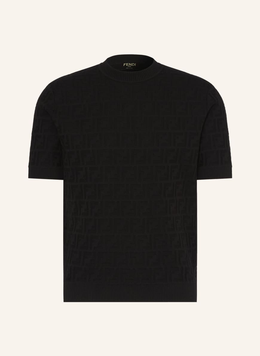 FENDI knit shirt in black