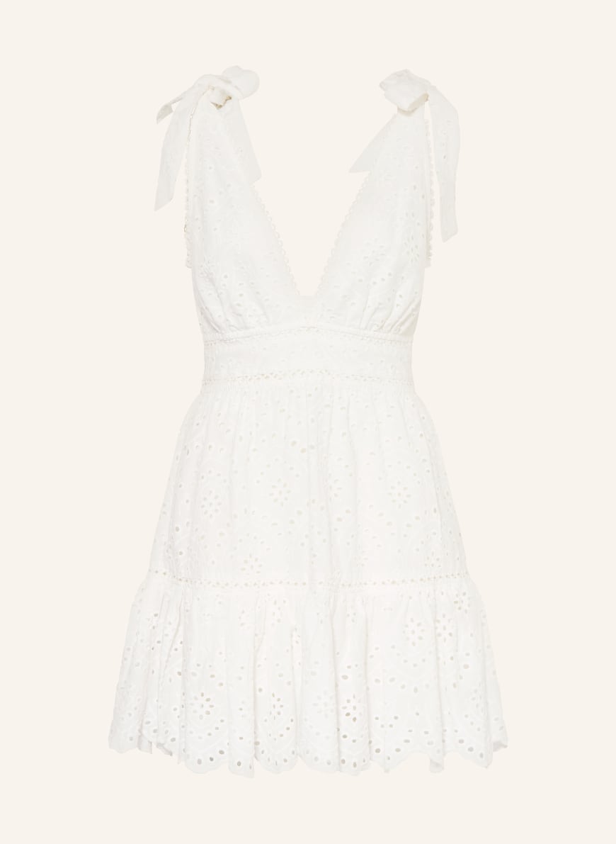 Poupette St Barth CARA lace beach dress in white