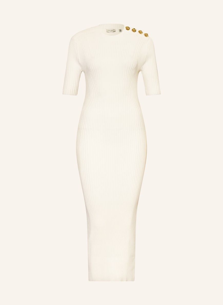 TED BAKER CANDIIC knit dress in ecru