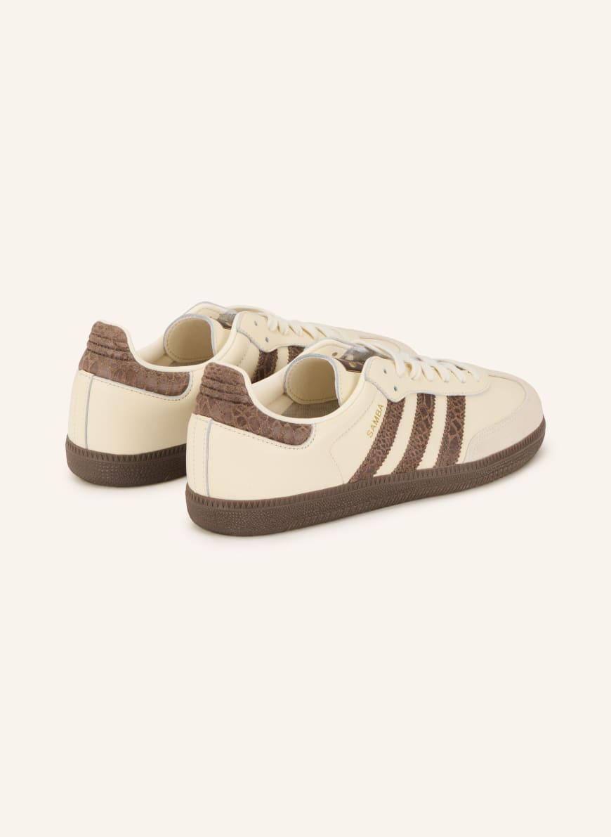 adidas Originals SAMBA OG sneaker in beige / dark brown / brown