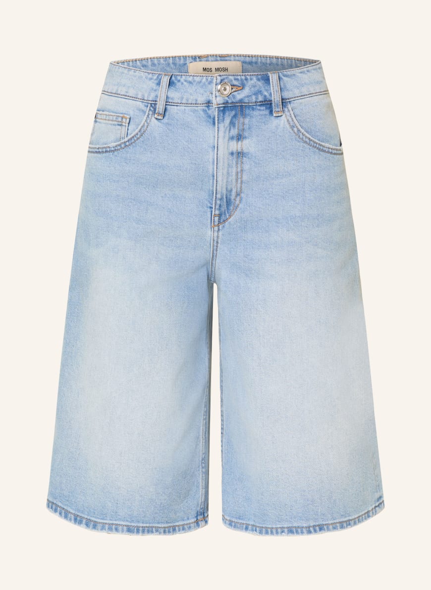 MOS MOSH Jeans Bermuda shorts MMMATHILDE URBAN in 406 light blue