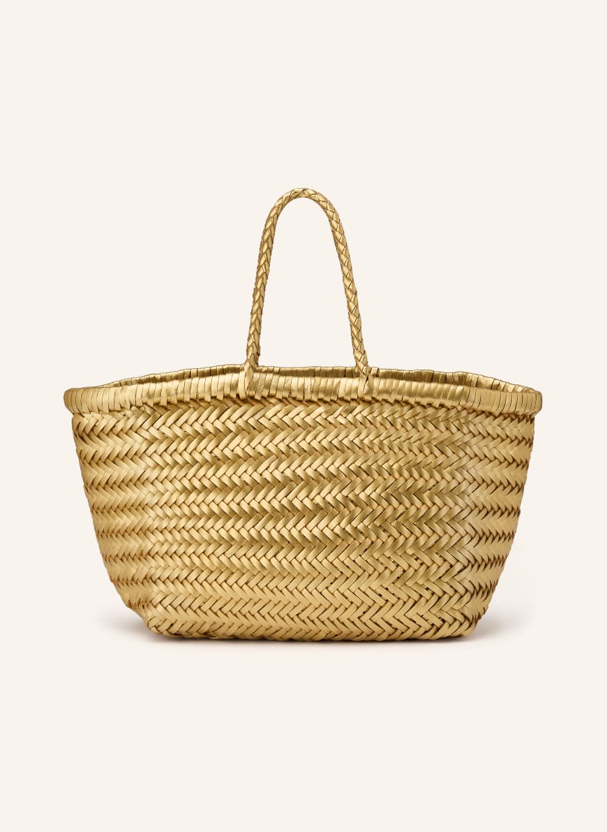 DRAGON DIFFUSION BAMBOO TRIPLE JUMP SMALL handbag in gold