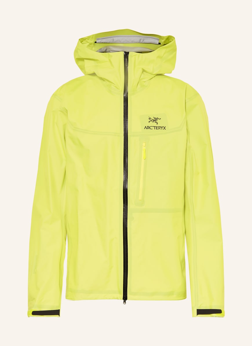 Arc'teryx ALPHA SL JACKET MEN'S M イエロー ARC'TERYX ALPHA SL hardshell jacket in yellow