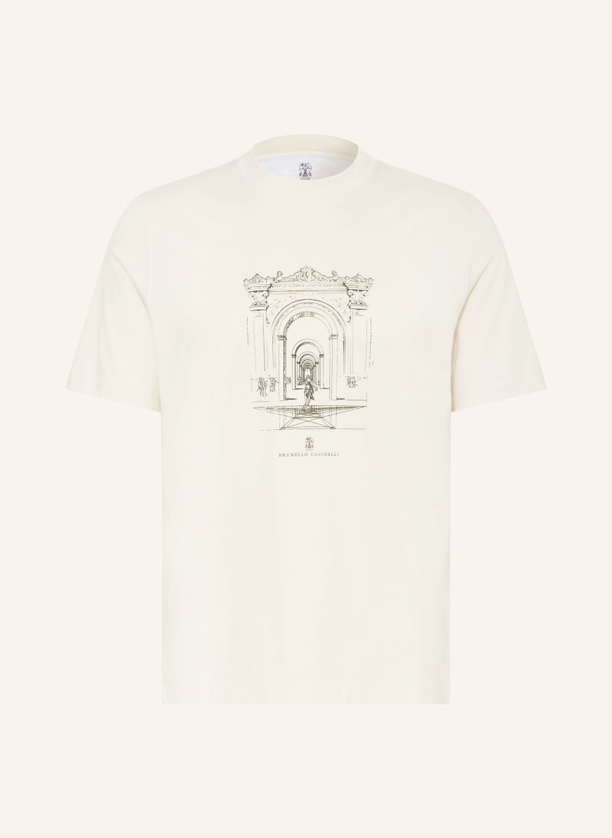 BRUNELLO CUCINELLI T-shirt in cream