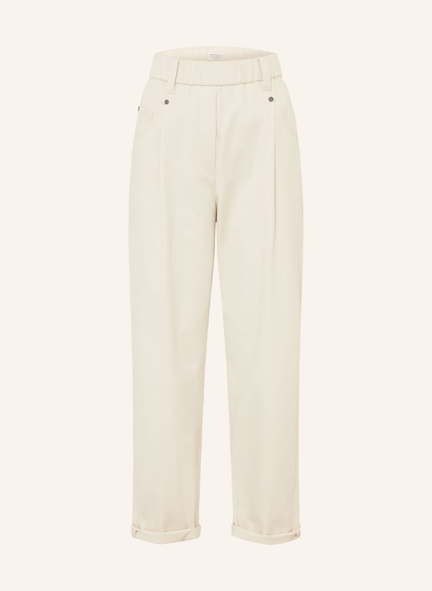 BRUNELLO CUCINELLI Pants in ecru