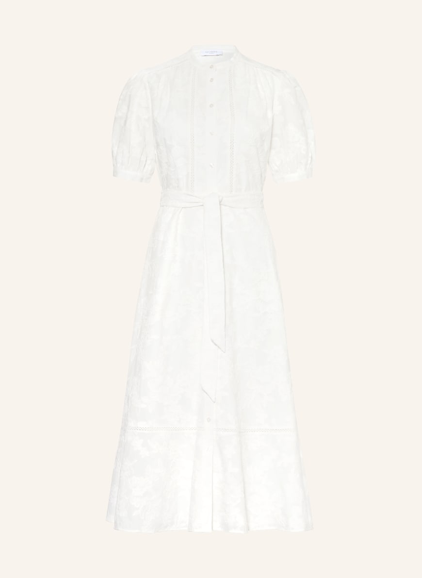 HOBBS AMANI Dress with Lace in white