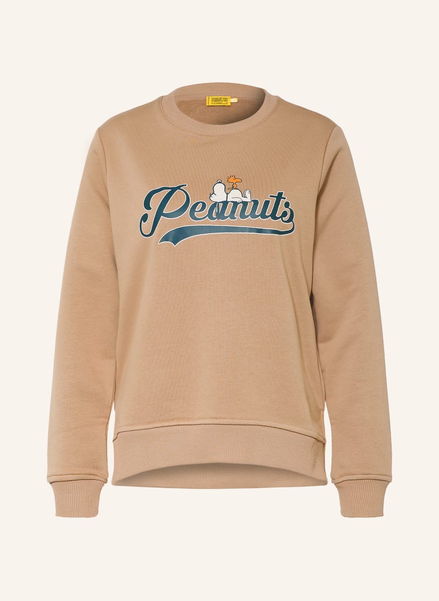 CODELLO Hanorac PEANUTS™ × CODELLO în bej / petrol / alb