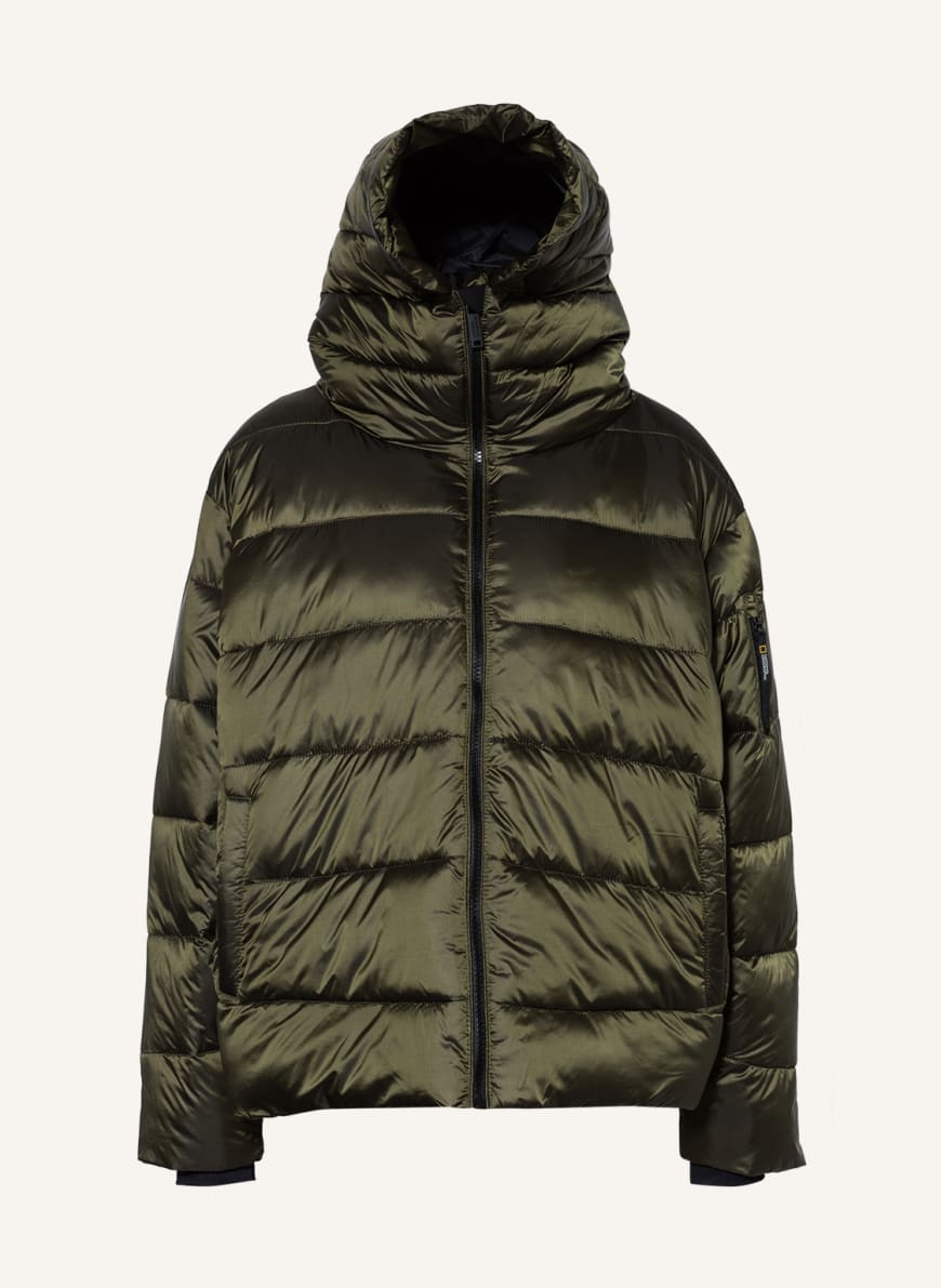 NATIONAL GEOGRAPHIC Quilted jacket in olive | Breuninger