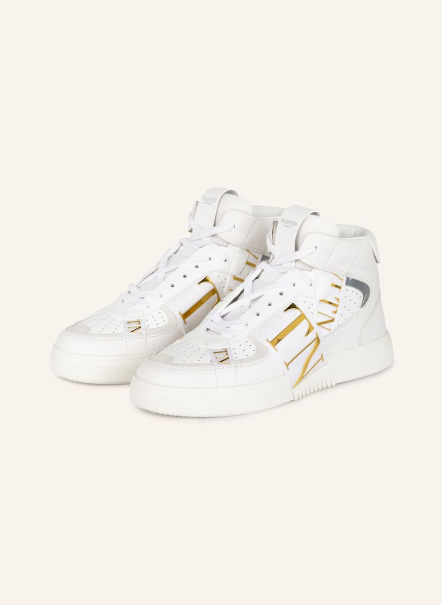 valentino white tennis shoes
