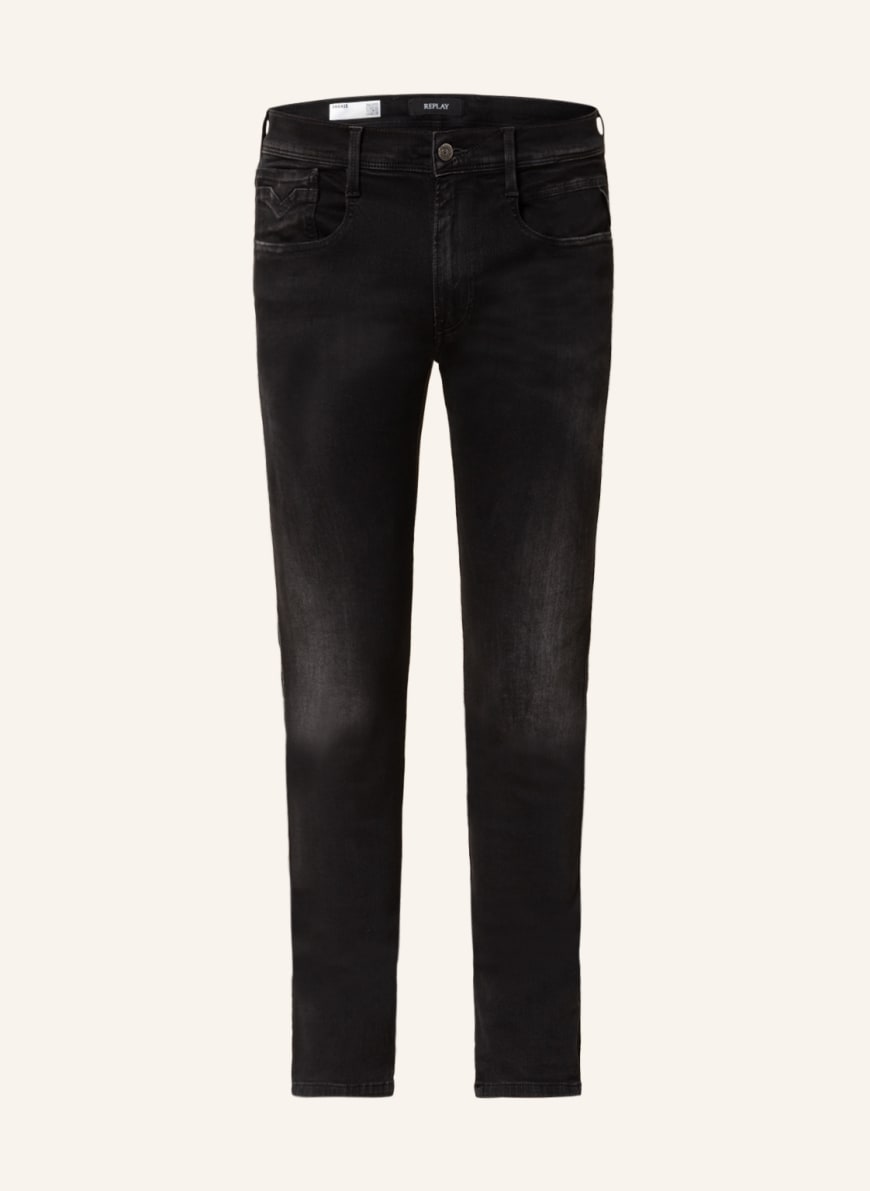 REPLAY Jeans ANBASS RE-USED Slim Fit, Farbe: 098 BLACK (Bild 1)