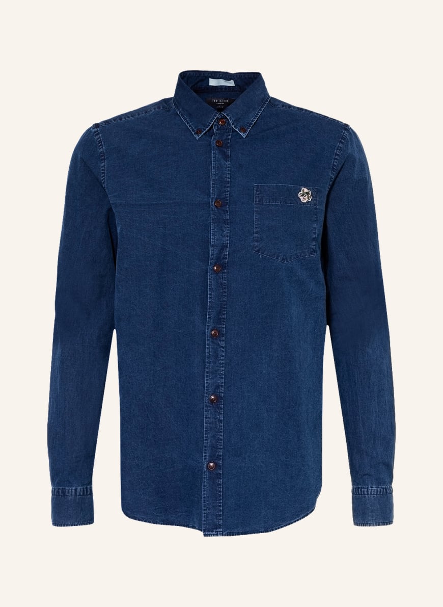 TED BAKER Jeanshemd TRYGRIP Slim Fit, Farbe: BLAU (Bild 1)