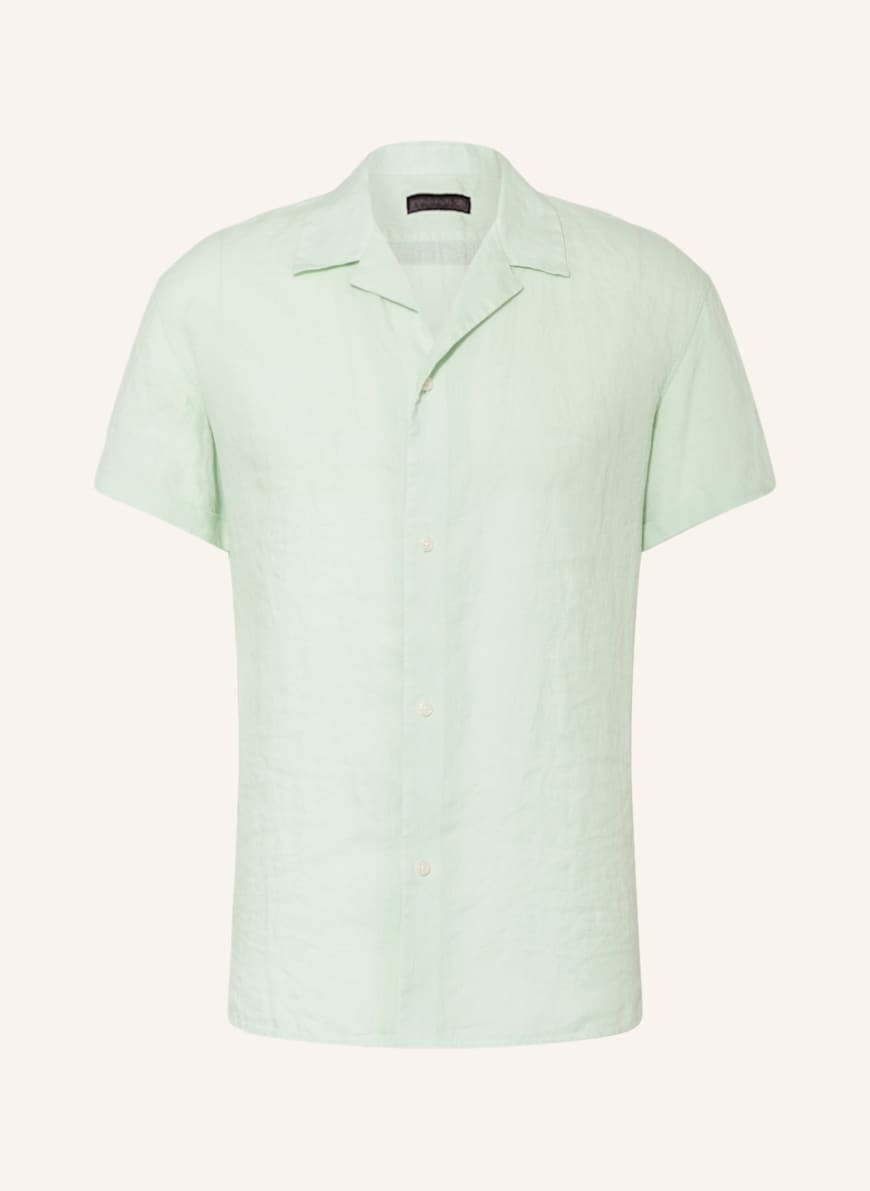 DRYKORN Resort shirt BIJAN regular fit made of linen, Color: LIGHT GREEN (Image 1)