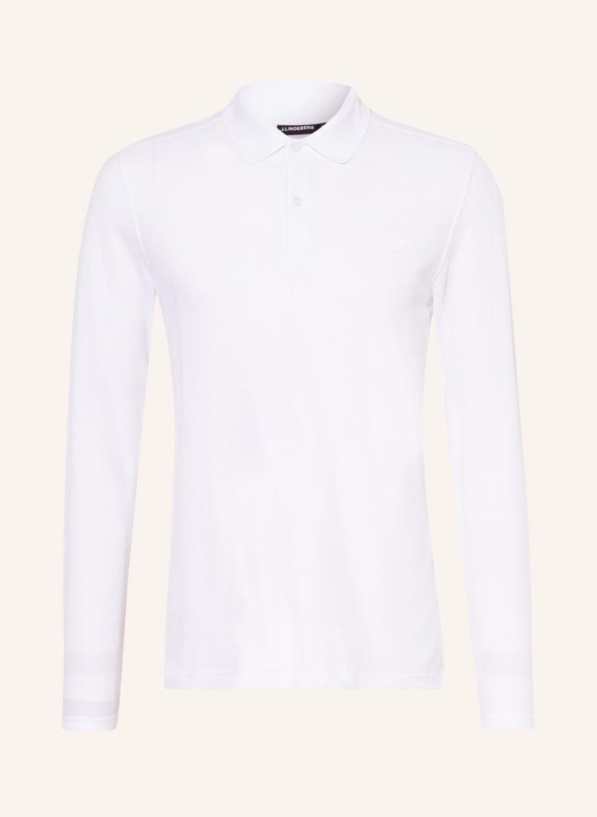 J.LINDEBERG Piqué polo shirt, Color: WHITE (Image 1)