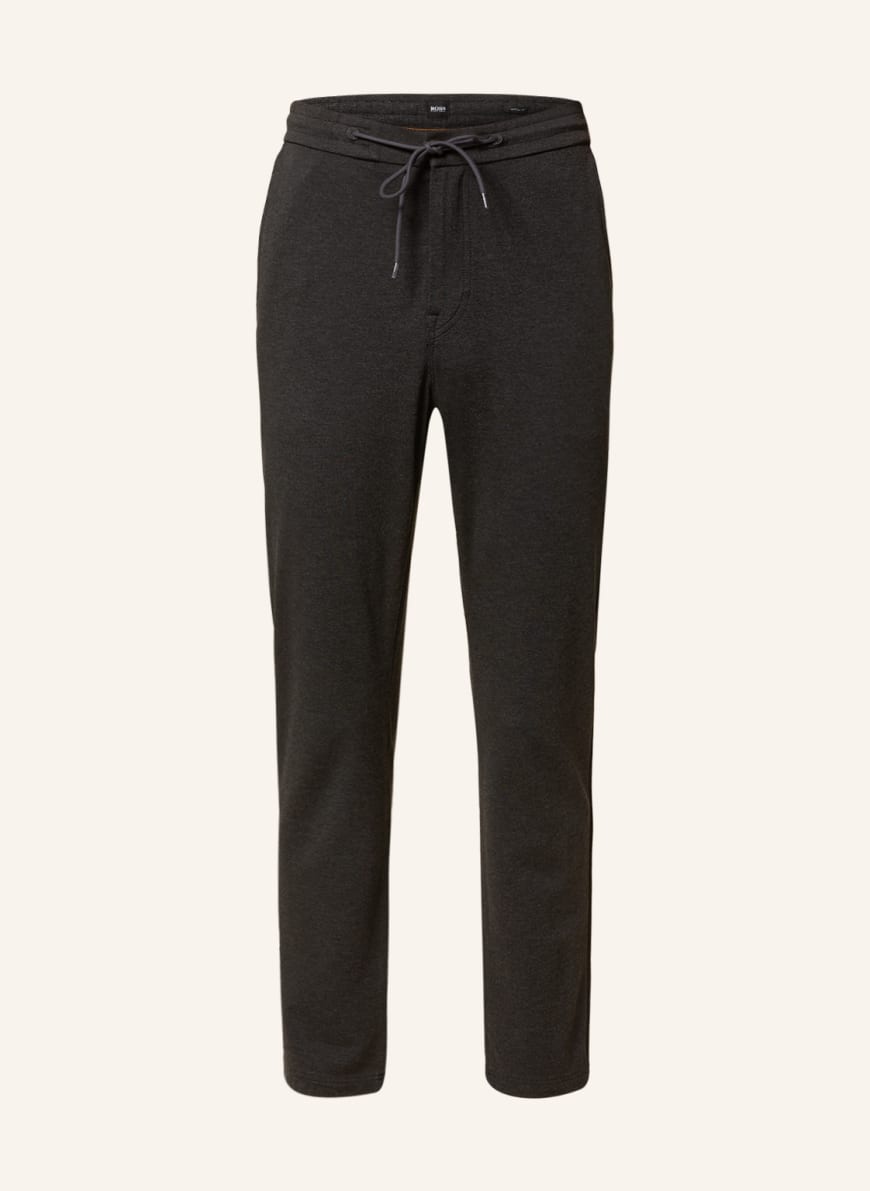 BOSS Trousers TABER in jogger style tapered fit, Color: BLACK (Image 1)