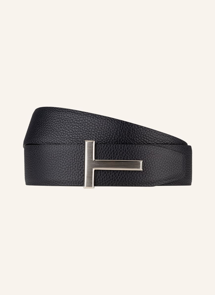 TOM FORD Reversible leather belt in dark blue | Breuninger